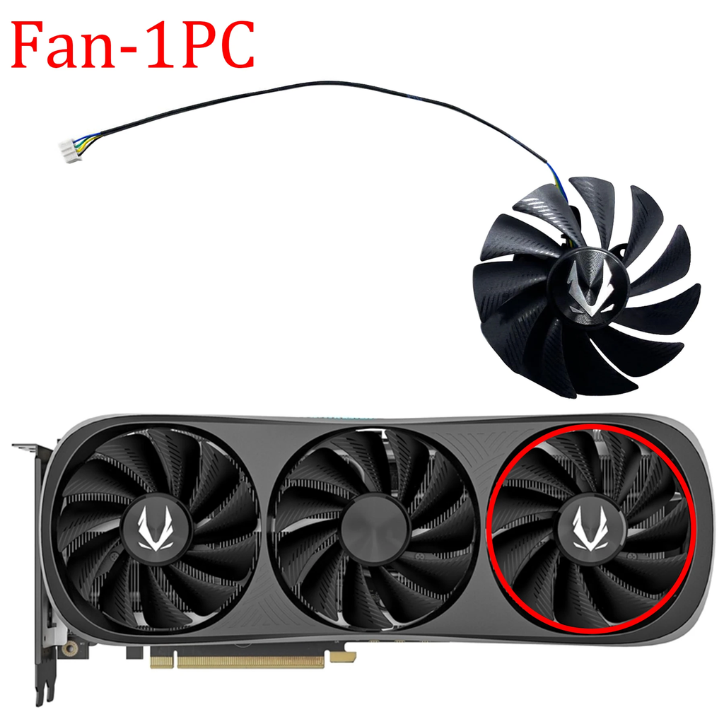 For ZOTAC Gaming GeForce RTX 4070 4070S 4070Ti 4070TiS 4080 GA92S2U 88mm Trinity Video Card Fan