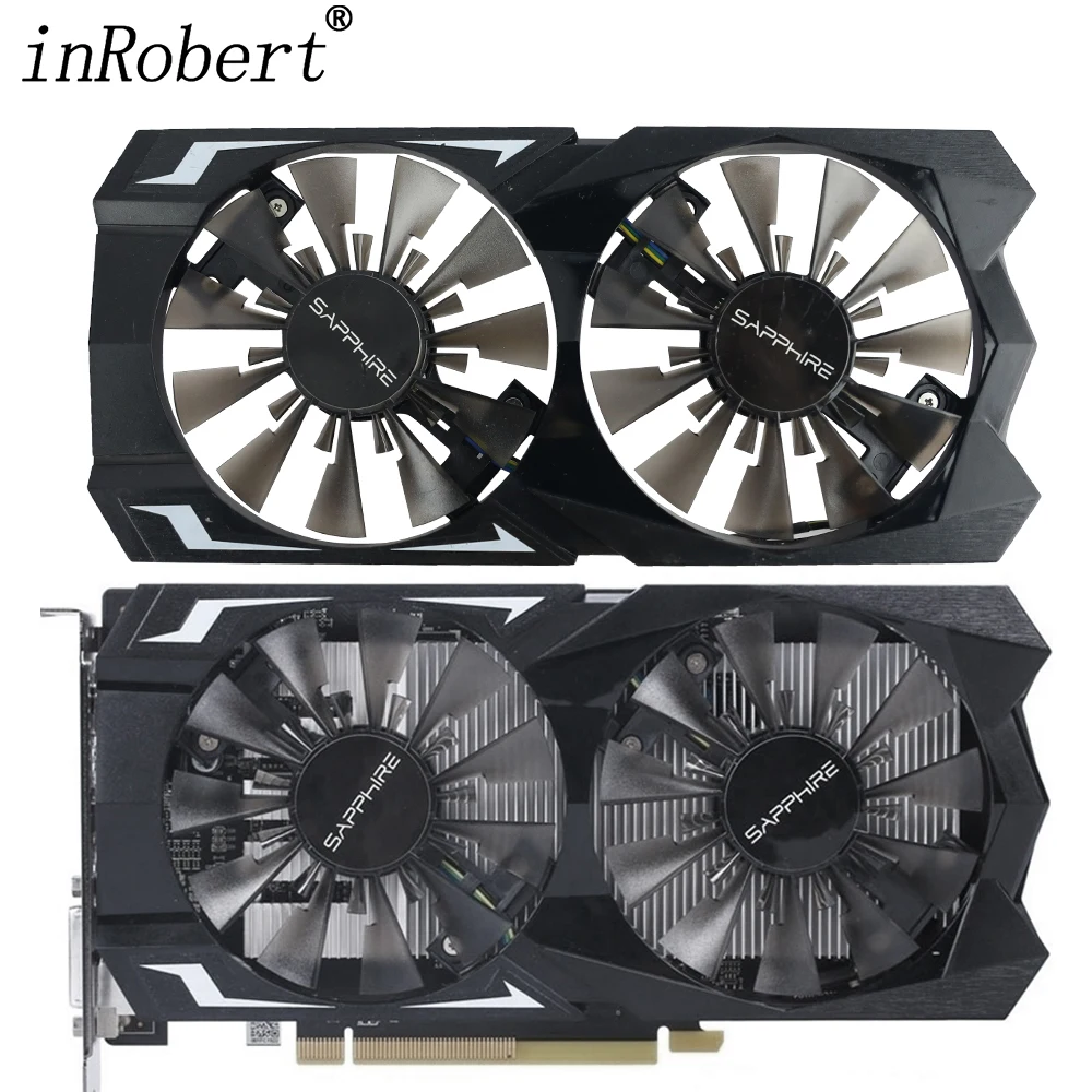 85MM GA91B2H RX460 Video Card Fan with Shell For Sapphire RX 460 12V 0.35A Graphics Card Replacement Fan