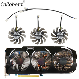 For Gigabyte GTX 670 680 760 Ti G1 GTX 770 780Ti 75MM PLD08010S12HH 4Pin Graphics Card Replacement Fan