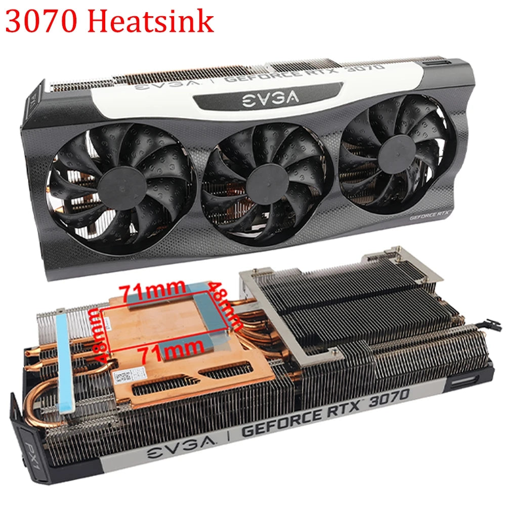 Graphics Card Heatsink For EVGA RTX 3070 FTW3 ULTRA GAMING Heat Sink Cooling Fan