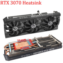 Load image into Gallery viewer, Graphics Card Heatsink For EVGA GeForce RTX 3070 XC3 BLACK GAMING Video Card GPU