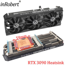 Load image into Gallery viewer, RTX3090 Replacement Heatskin For EVGA GeForce RTX 3090 XC3 BLACK GAMING Graphics Card Cooling Heat Sink