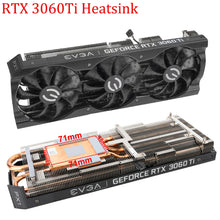 Cargar imagen en el visor de la galería, For EVGA GeForce RTX 3060Ti 3070 3080 3080Ti 3090 XC3 BLACK GAMING Replacement Graphics Card GPU Heatsink