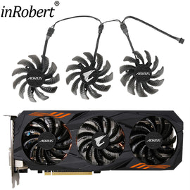 For Gigabyte AORUS GeForce GTX 1060 1070 1070Ti 1080 1080Ti 75MM T129215SU 4Pin Graphics Card Replacement Fan