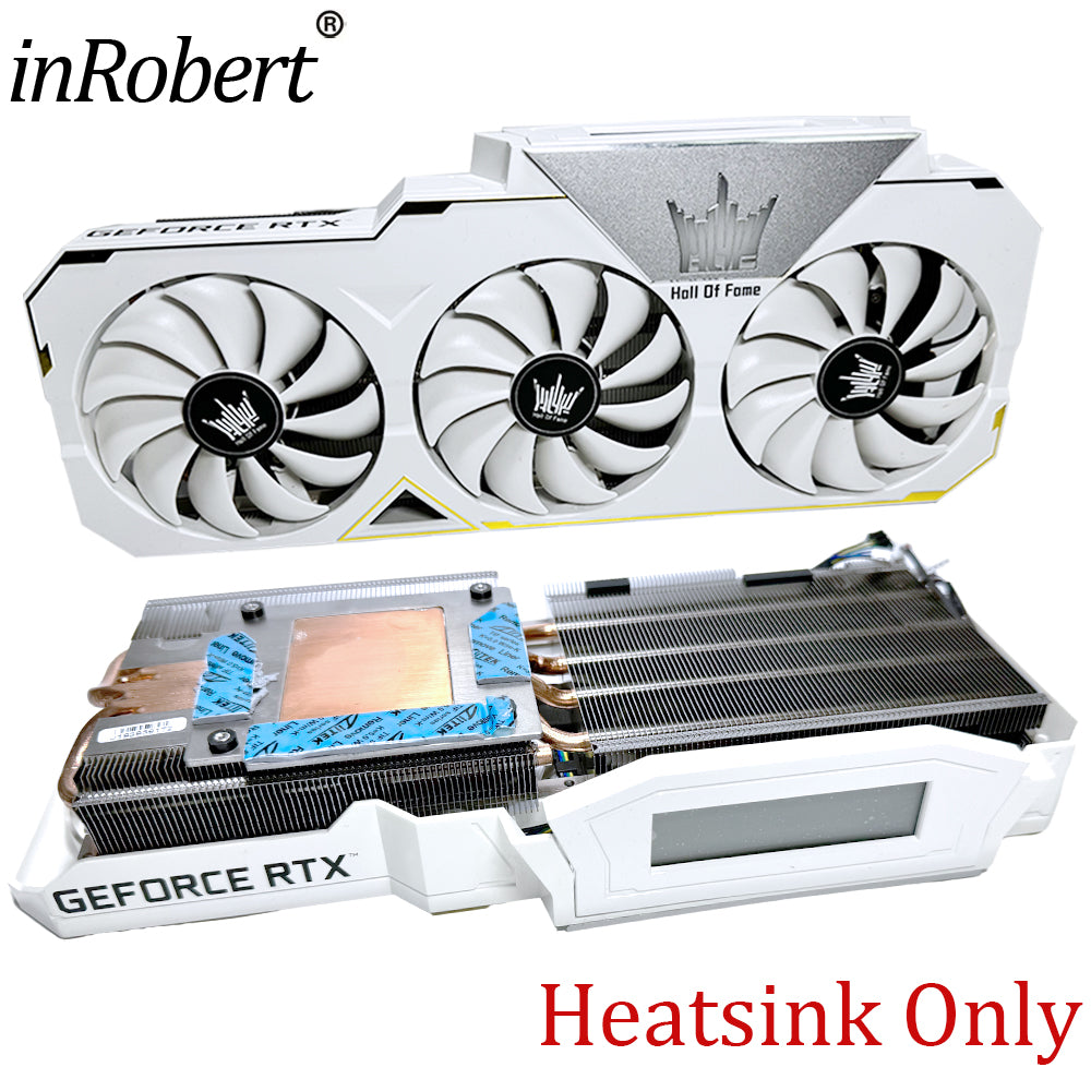 For GALAX GeForce RTX 2080 2080 Ti HOF Video Card Heatsink 88MM RTX2080 RTX2080Ti Replacement Graphics Card Heatsink with Backplan