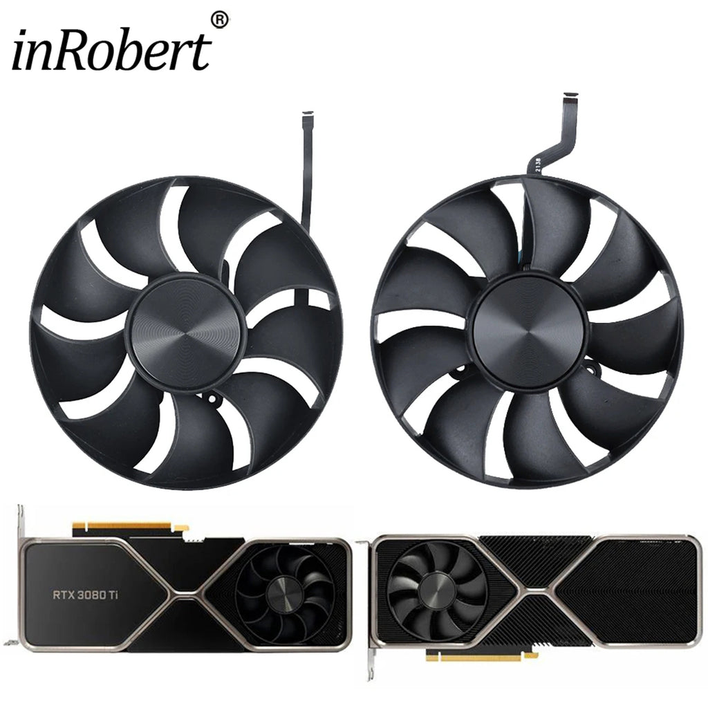 Original New GPU Fan Replacement For NVIDIA RTX 3080 FE 3080Ti FE Founders Edition Graphics Card Fan