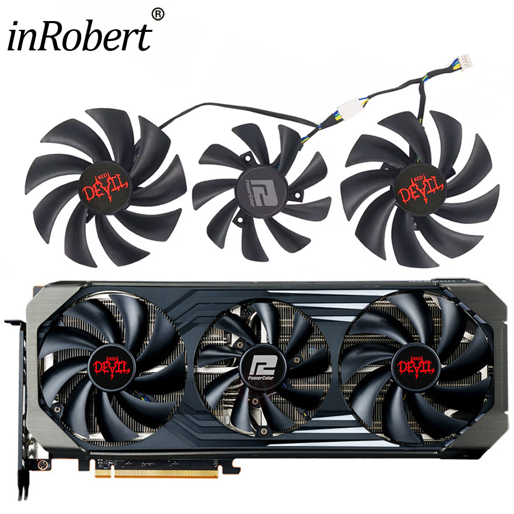 RX6800 RX6800XT RX6700XT RX6900XT Video Card Fan For PowerColor RX 680 –  gpu-fan