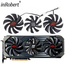 Cargar imagen en el visor de la galería, RX6800 RX6800XT RX6700XT RX6900XT Video Card Fan For PowerColor RX 6800 6800XT Red Dragon 6700XT 6900XT Red Devil Cooling Fan