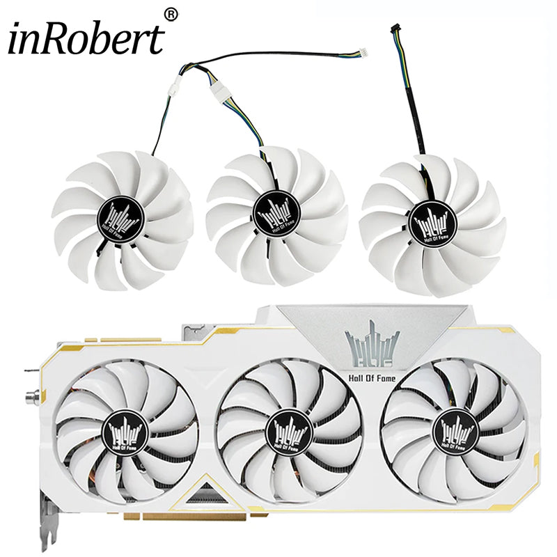 Video Card Cooler Fan For GALAX GeForce RTX 2080 Ti HOF 88MM FD9015U12S RTX2080Ti Graphics Card Replacement Fan