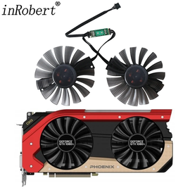For Gainward GTX 1060 1070 1070Ti 1080 1080Ti Video Card Fan New FD9015U12S 4Pin Graphics Card Replacement Fan