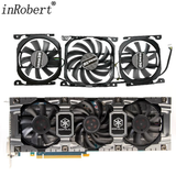 For INNO3D GTX 760 670 680 660Ti CF-12915S CF-12815S 4Pin Graphics Card Cooling Fan
