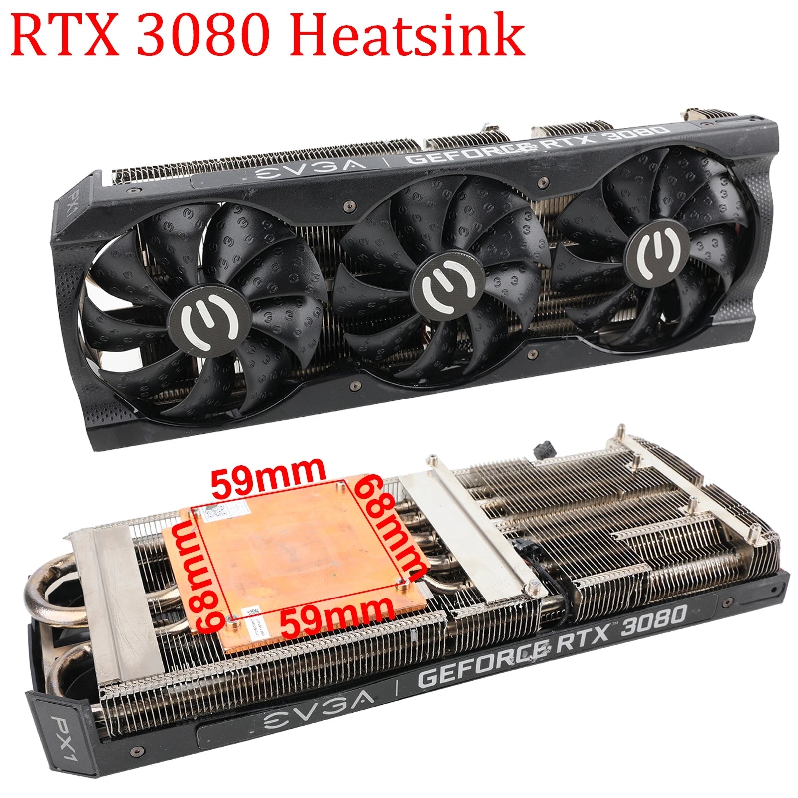 RTX3080 Video Card Heatsink Replacement For EVGA GeForce RTX 3080 