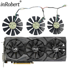 Load image into Gallery viewer, inRobert 87mm T129215SU Graphics Card Cooling Fan for ASUS Strix GTX980Ti/R9390/RX480/RX580 Video Card Cooler