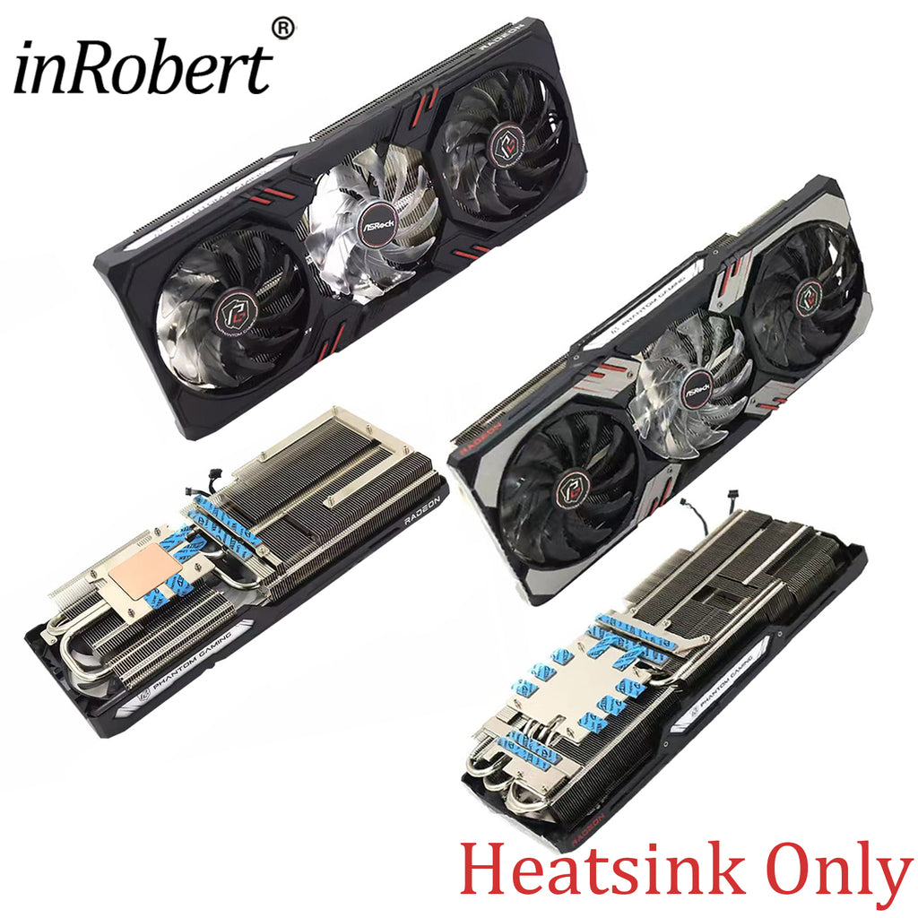 For Asrock RX 6600 6650 6800 6900 XT Phantom Graphics Card Replacement Heatsink