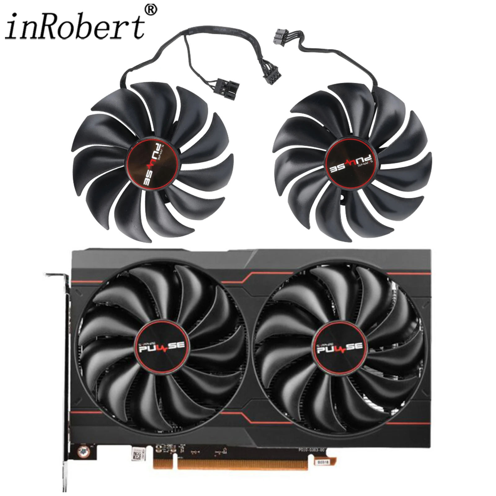 90MM FDC9015U12S RX6500XT Video Card Fan For Sapphire PULSE AMD Radeon RX 6500 XT Graphics Card Replacement Fan