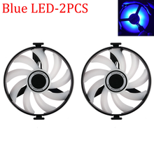 Load image into Gallery viewer, For XFX Radeon RX 470 480 580 RS 95MM FDC10H12S9-C 4Pin Blue RGB Graphics Card Replacement Fan