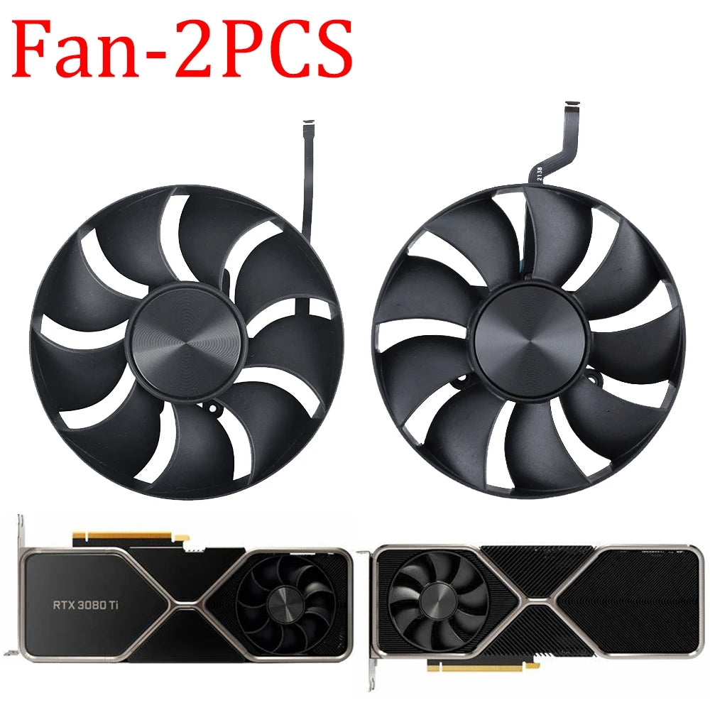 Original New GPU Fan Replacement For NVIDIA RTX 3080 FE 3080Ti FE Founders Edition Graphics Card Fan