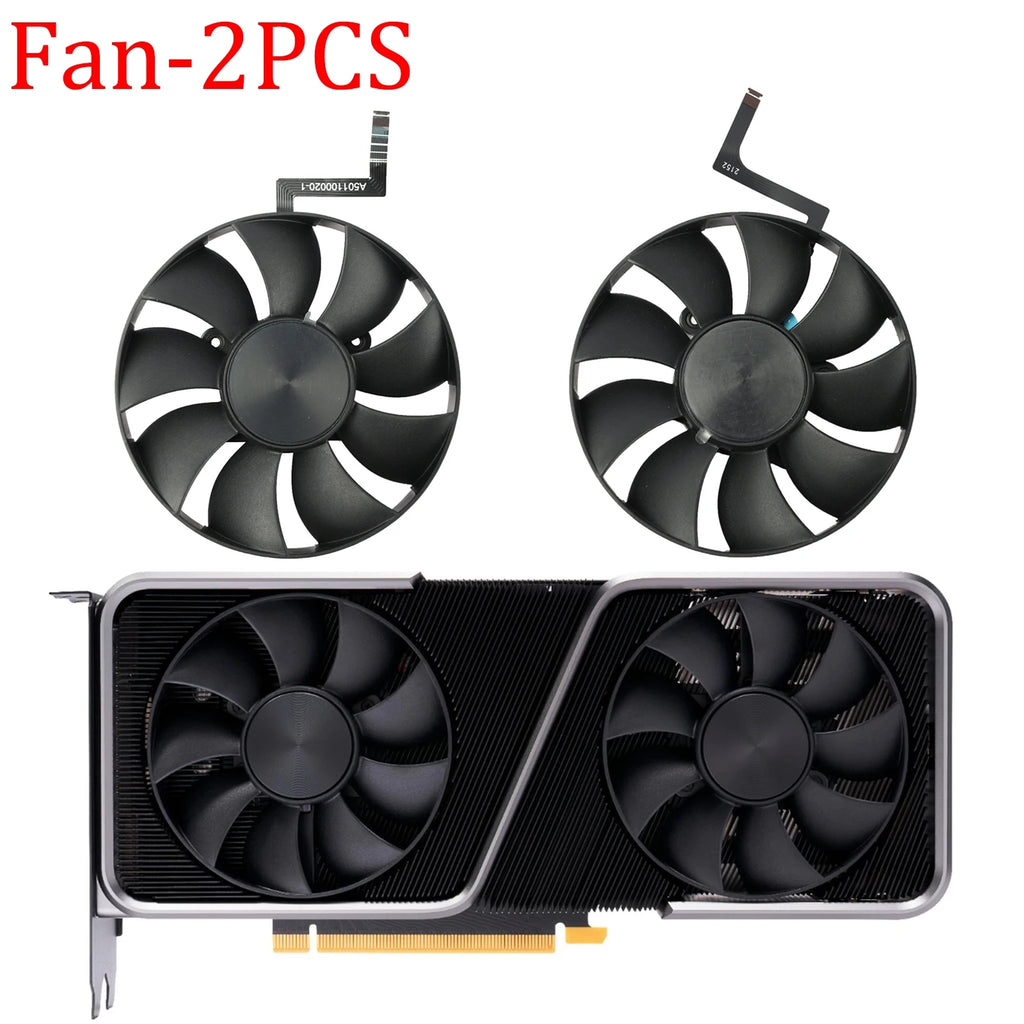 For NVIDIA GeForce RTX 3060 3060Ti Replacement Graphics Card GPU Fan Original RTX3060 RTX3060Ti Video Card Fan