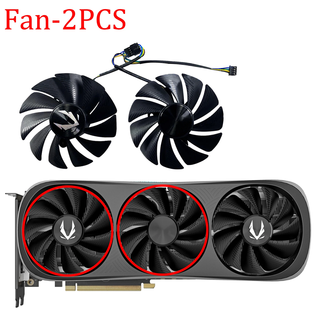 For ZOTAC Gaming GeForce RTX 4070 4070S 4070Ti 4070TiS 4080 GA92S2U 88mm Trinity Video Card Fan