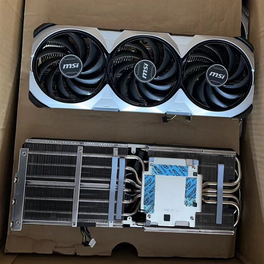 New GPU Heatsink with Fan For MSI RTX 4080 VENTUS 3X Graphics Card Heat Sink