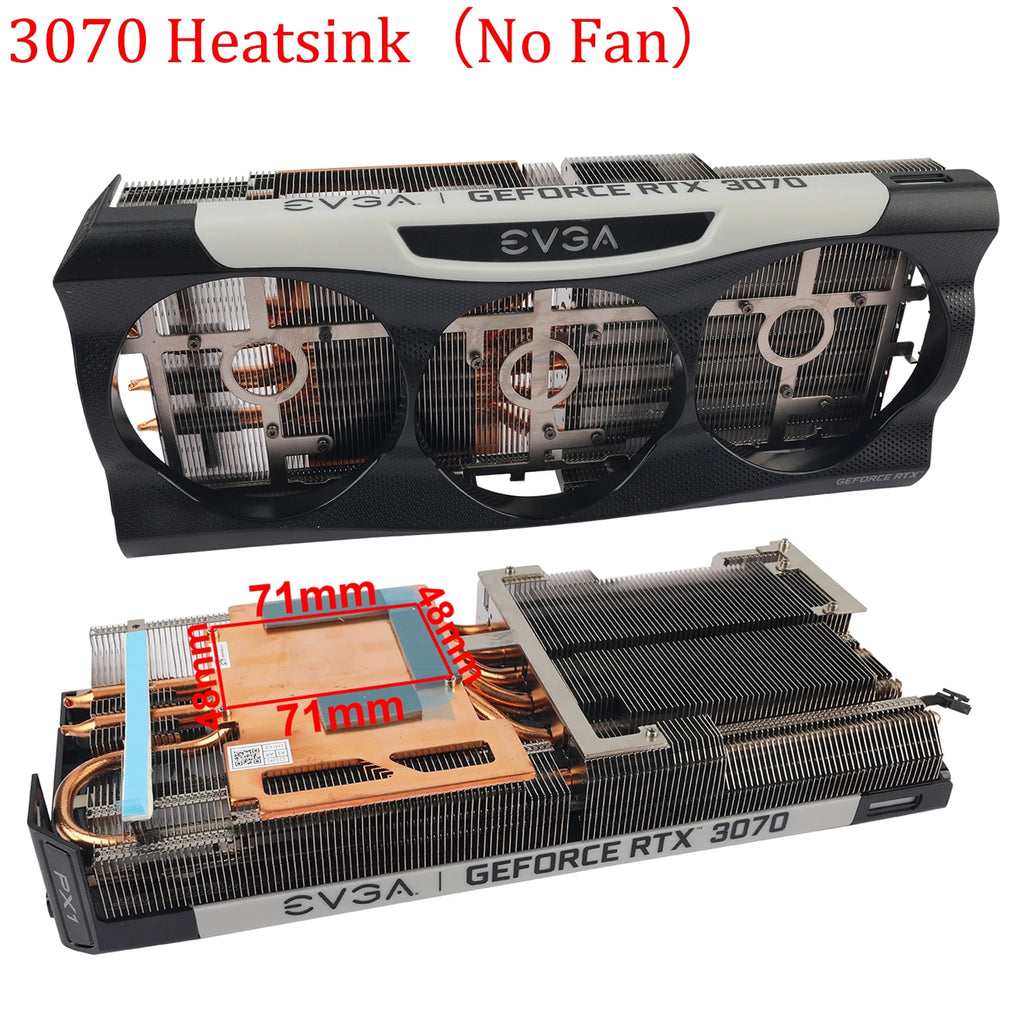 Graphics Card Heatsink For EVGA RTX 3070 FTW3 ULTRA GAMING Heat Sink Cooling Fan