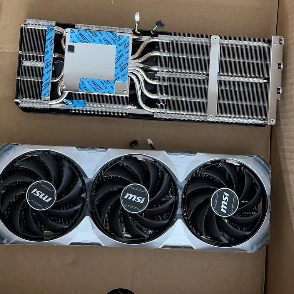 New GPU Heatsink with Fan For MSI RTX 4070 Ti VENTUS 3X Graphics Card Cooling Heat Sink