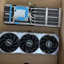 Cargar imagen en el visor de la galería, New GPU Heatsink with Fan For MSI RTX 4070 Ti VENTUS 3X Graphics Card Cooling Heat Sink