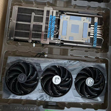 Cargar imagen en el visor de la galería, New GPU Heatsink with Fan For MSI RTX 4090 GAMING X TRIO Graphics Card Cooling Heat Sink