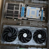 New GPU Heatsink with Fan For MSI RTX 4090 GAMING X TRIO Graphics Card Cooling Heat Sink