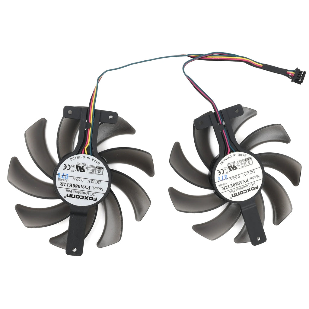 New PVA080E12R 85MM Cooler Fan Replacement For ASROCK AMD Radeon RX 5500 5600 XT Phantom Gaming D 8G OC Graphics Video Card Fans