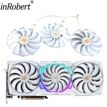 Load image into Gallery viewer, Asrock AMD Radeon RX 7900 XTX Taichi White 107MM 97MM CF1010H12S Graphics Card Replacement Fan