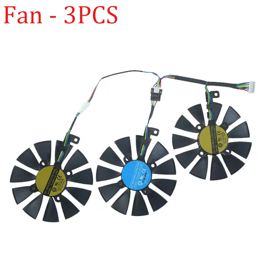 inRobert PLD09210S12HH Video Card Cooling Fan for ASUS Strix R9 390X 390 RX480 RX580 GTX 980Ti 1060 1070 1080 Graphic Card