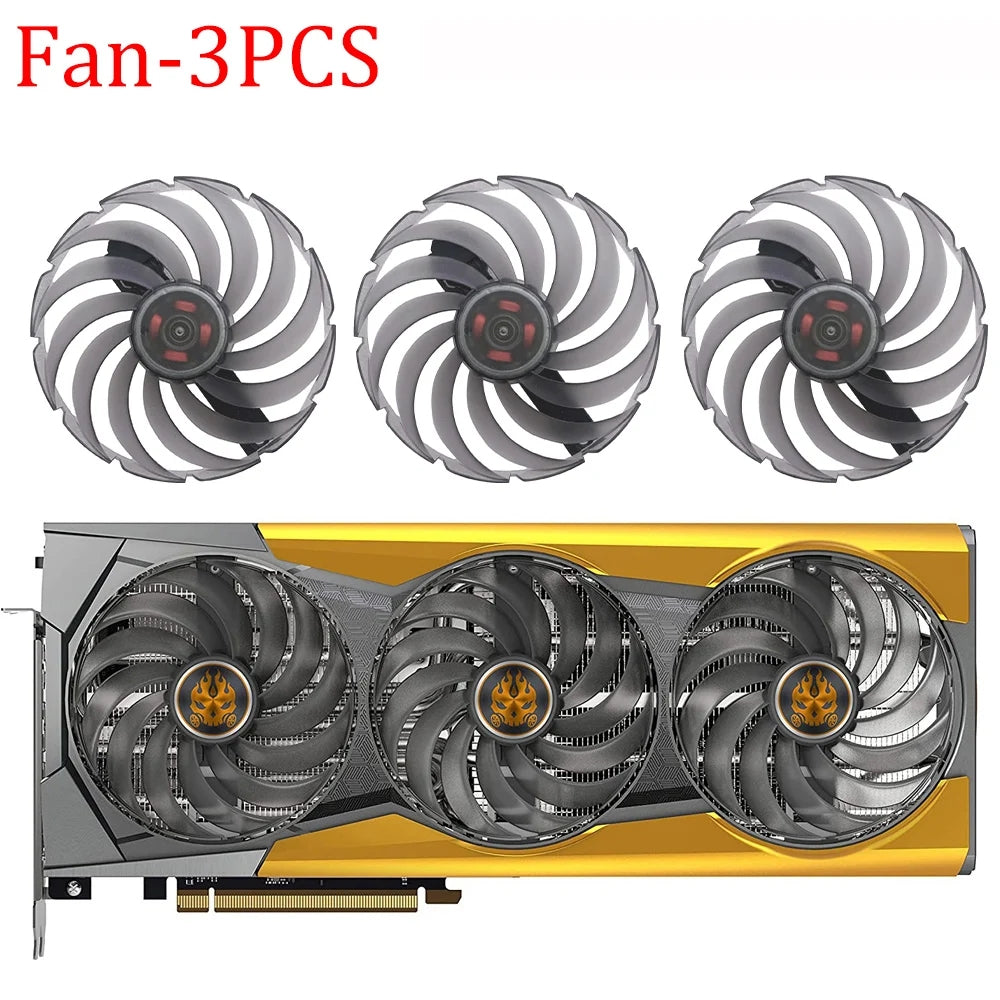 95MM FDC10U12D9-C 6Pin RX6900 Cooling Graphics Fan For Sapphire Toxic Radeon AMD RX 6900 XT 16GB GDDR6 Video Card Fan Cooler