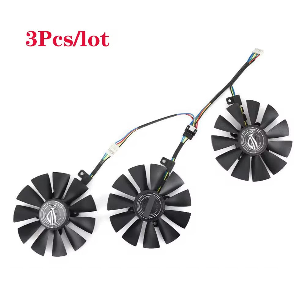 inRobert 87mm T129215SU Graphics Card Cooling Fan for ASUS Strix GTX980Ti/R9390/RX480/RX580 Video Card Cooler