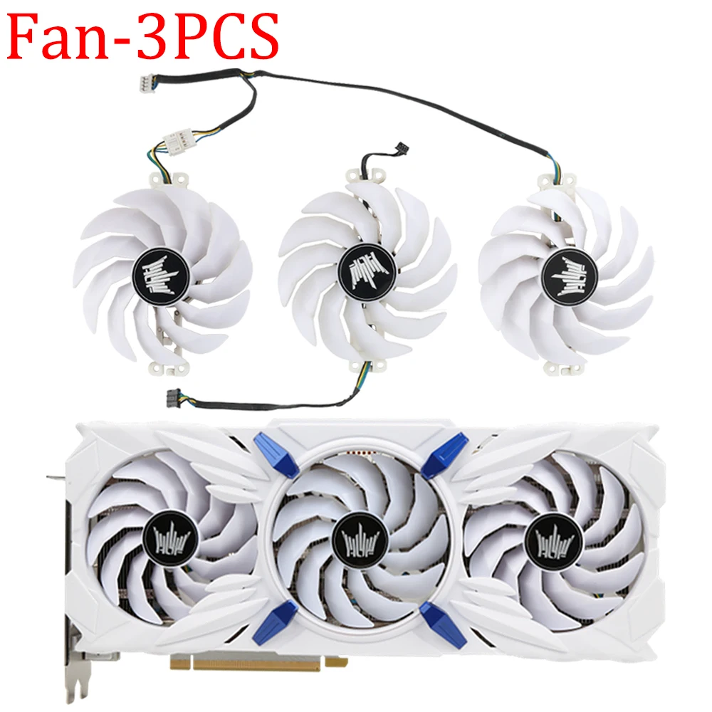 For GALAX GeForce RTX 3070 Ti HOF 90MM 97MM TH9215S2H-PDB06 Graphics Card Replacement Fan