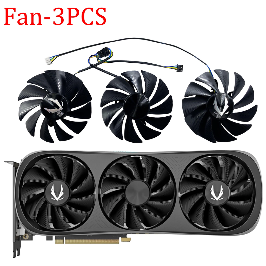 For ZOTAC Gaming GeForce RTX 4070 4070S 4070Ti 4070TiS 4080 GA92S2U 88mm Trinity Video Card Fan