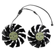 Cargar imagen en el visor de la galería, For Gigabyte GeForce GTX 960 GTX 950 R9 390 380 88MM T129215SU PLA09215S12H 4Pin Graphics Card Cooling Fan