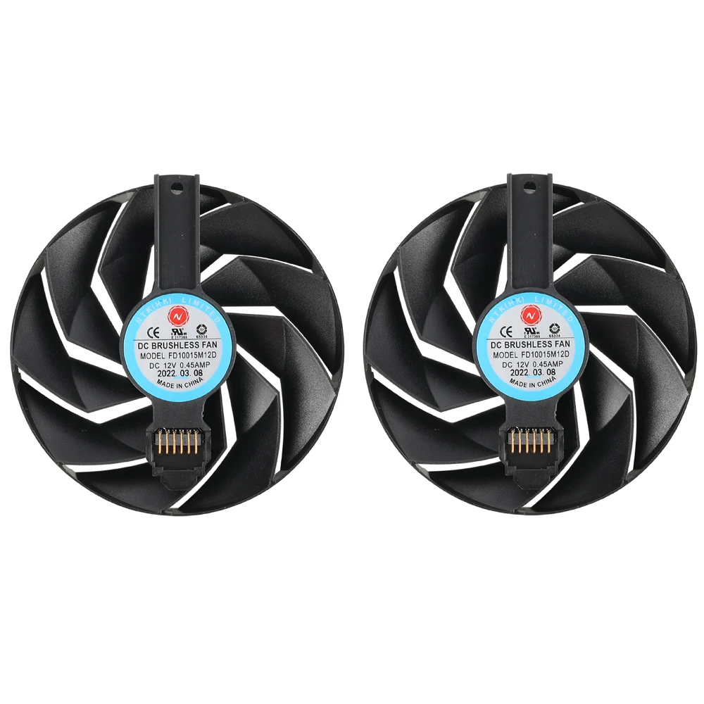 87MM CF9010H12D 6pin Graphics Card Cooling Fan RX6600XT For Sapphire Nitro AMD Radeon RX 6600 XT Graphics Card Replacement Fan