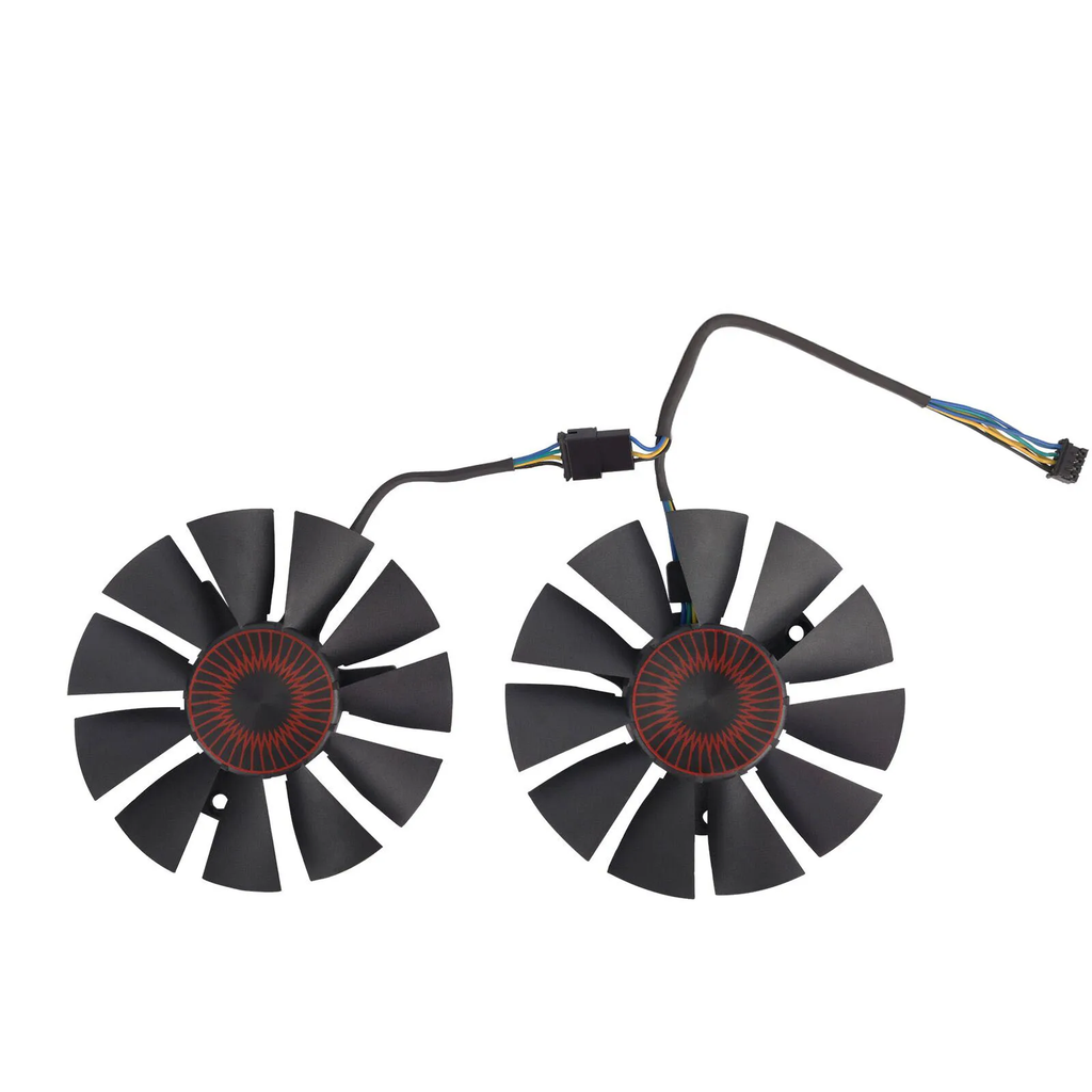 For ASUS STRIX GTX 750Ti 960 GTX 1060 1050 R9 370 T128010SH 75MM 4Pin Graphics Card Cooling Fan