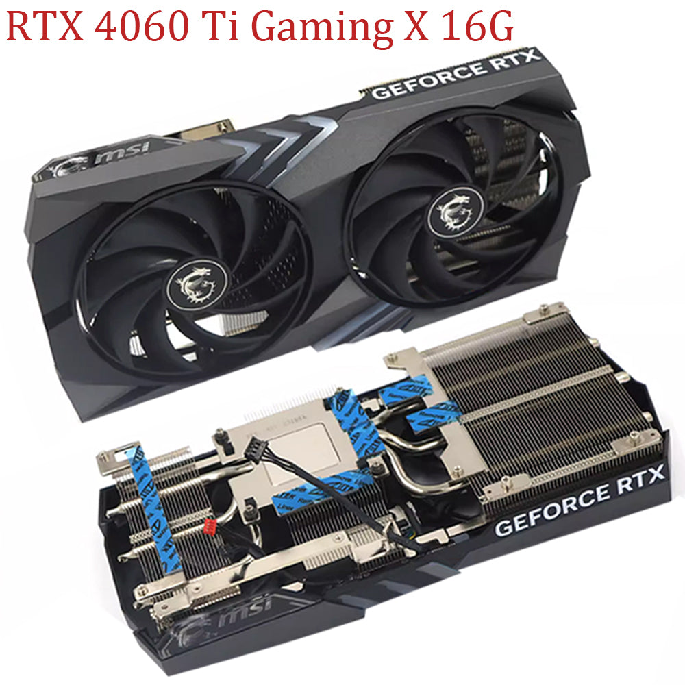 For MSI GeForce RTX 4060 4060Ti Gaming X Video Card Heatsink Original RTX4060 RTX4060Ti Graphics Card Replacemen Heat Sink