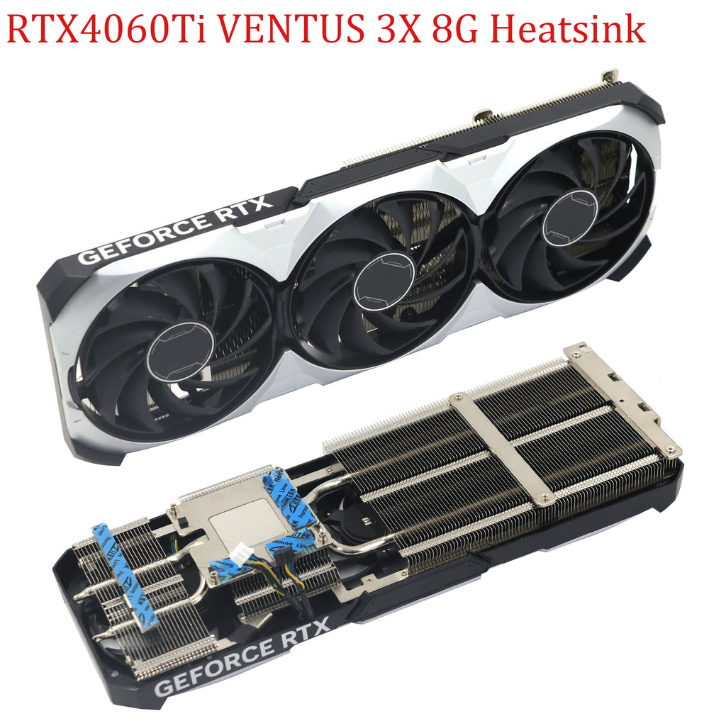 For MSI GeForce RTX 4060 Ti VENTUS 3X 8G / 16G Graphics Card Replacement Heatsink