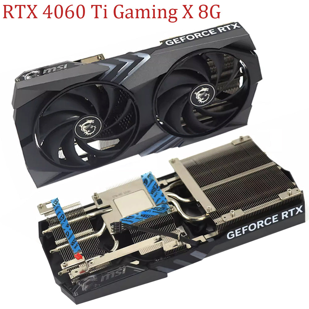 For MSI GeForce RTX 4060 4060Ti Gaming X Video Card Heatsink Original RTX4060 RTX4060Ti Graphics Card Replacemen Heat Sink