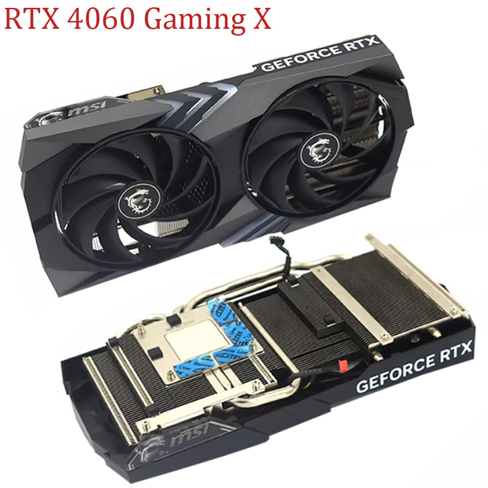 For MSI GeForce RTX 4060 4060Ti Gaming X Video Card Heatsink Original RTX4060 RTX4060Ti Graphics Card Replacemen Heat Sink