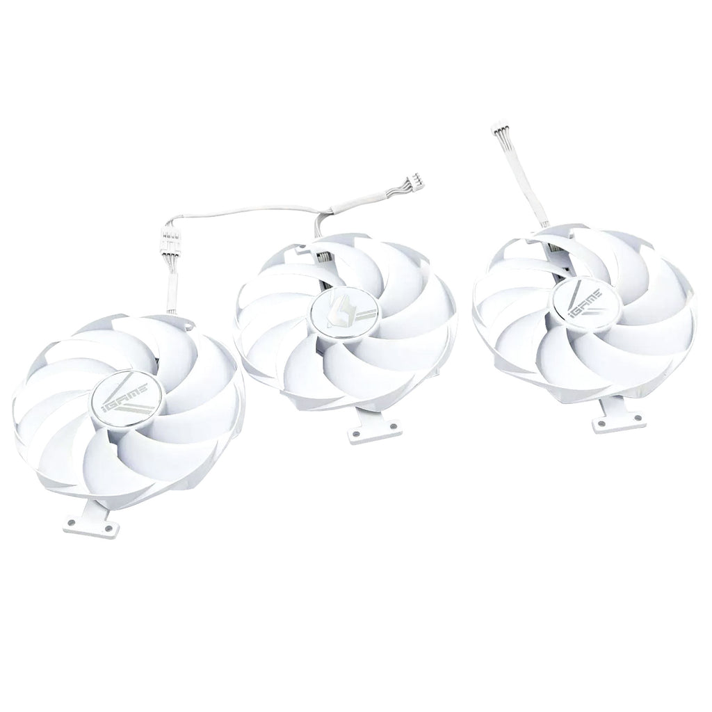 For Colorful iGame RTX 4070 Ti 4080 4090 Vulcan White 100MM PLD10015B12H 4Pin Graphics Card Cooling Fan