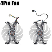 Load image into Gallery viewer, 102mm RTX3070 RTX3060 Graphics Card Fan Replacement for Galax RTX 3060 Ti 3070 EX 1-Click OC Feature Cooling Fan