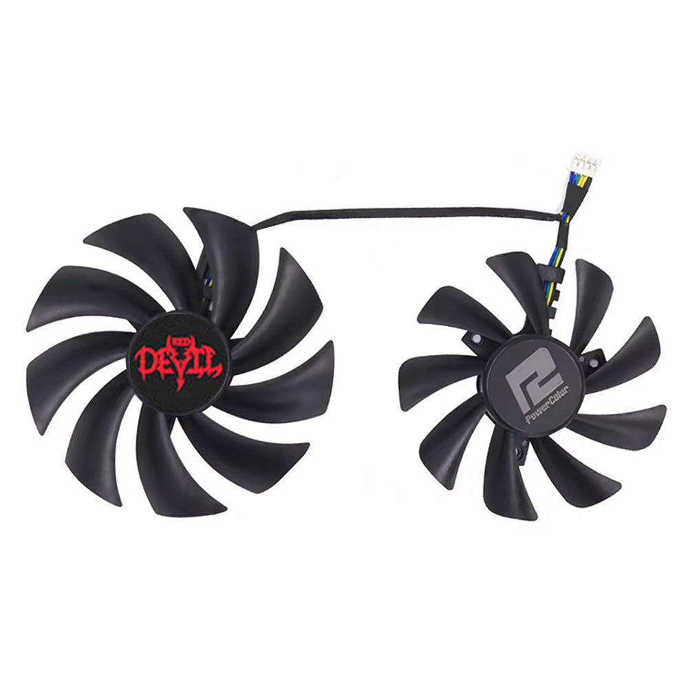 RX6800 RX6800XT RX6700XT RX6900XT Video Card Fan For PowerColor RX 6800 6800XT Red Dragon 6700XT 6900XT Red Devil Cooling Fan