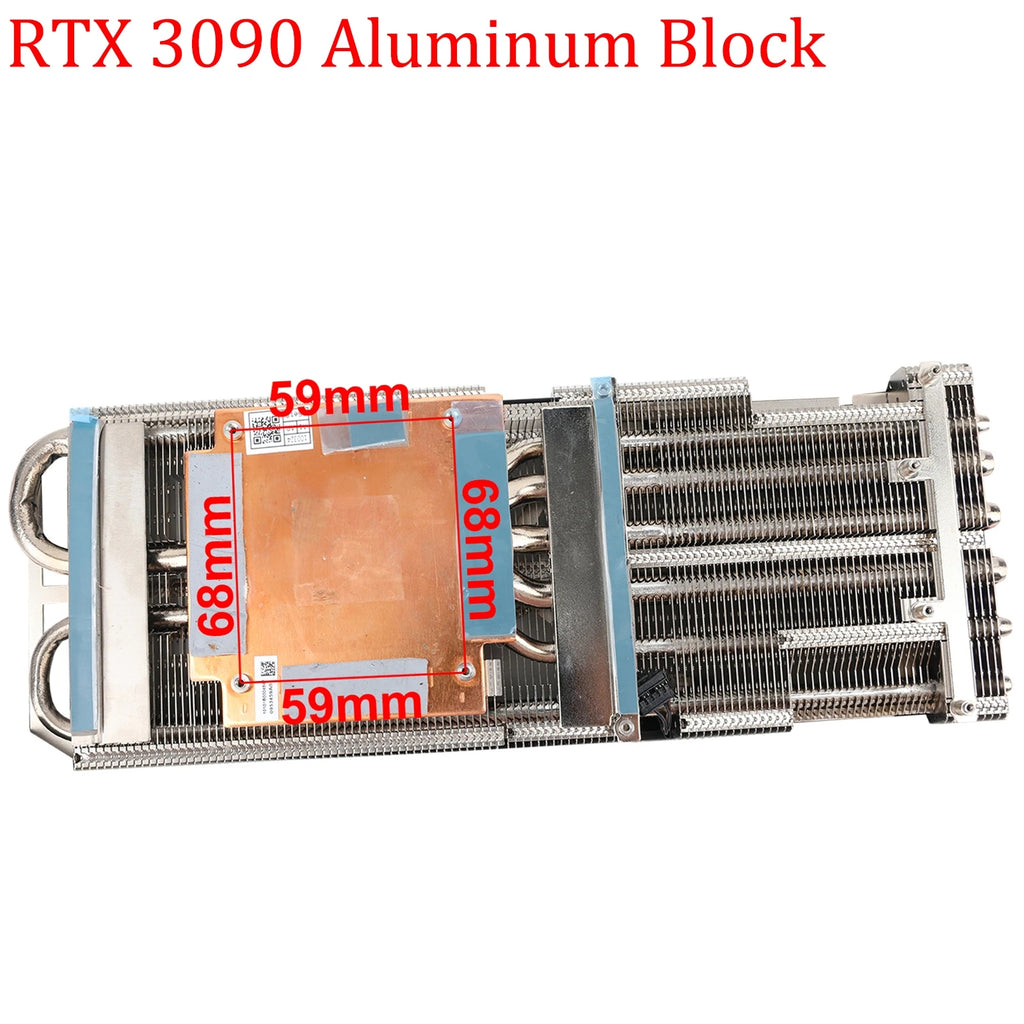 RTX3090 Replacement Heatskin For EVGA GeForce RTX 3090 XC3 BLACK GAMING Graphics Card Cooling Heat Sink