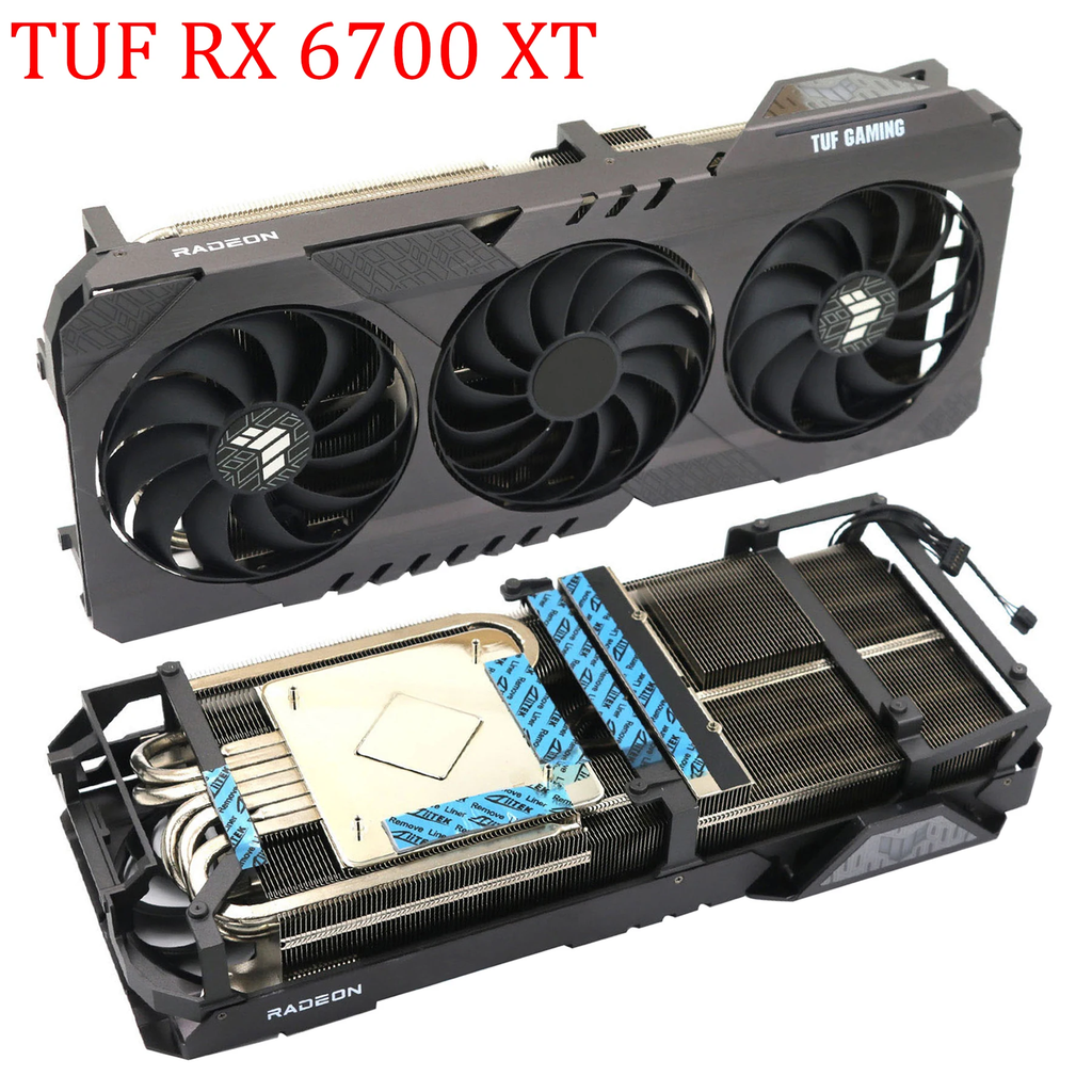 New Original For ASUS TUF RX 6700 6800 6900 6950 XT 6800 Replacement Graphics Card GPU Heatsink