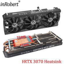 Load image into Gallery viewer, Graphics Card Heatsink For EVGA GeForce RTX 3070 XC3 BLACK GAMING Video Card GPU