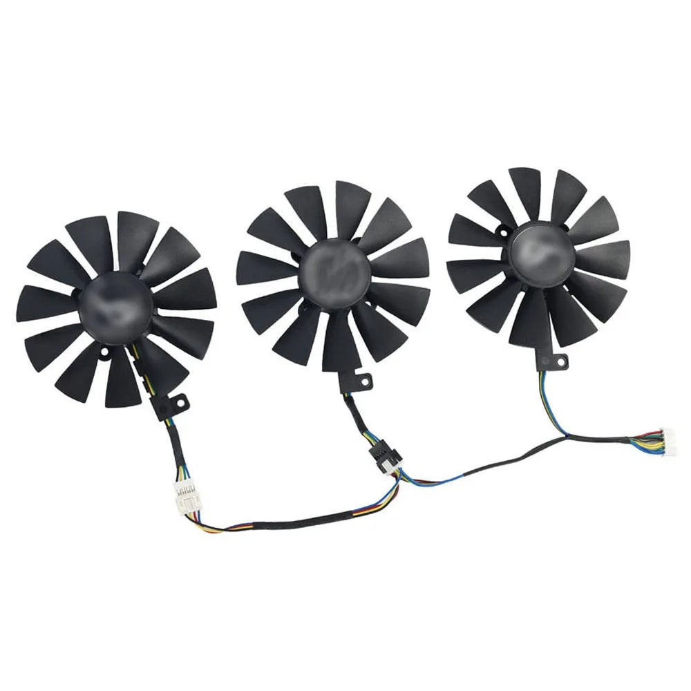 inRobert 87mm T129215SU Graphics Card Cooling Fan for ASUS Strix GTX980Ti/R9390/RX480/RX580 Video Card Cooler